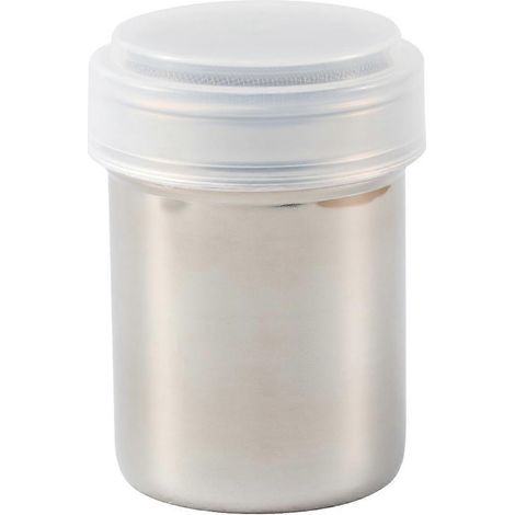 1 pot à épices en acier inoxydable, distributeur de café en poudre, bouteille de sel et de poivre, accessoires de cuisine avec couvercle en plastique (taille S) (1/3)