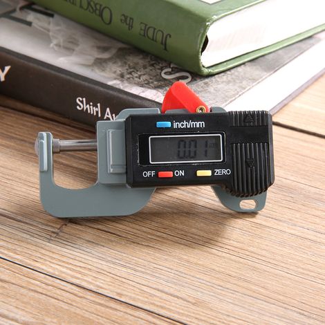 Digitales Dickenmessgerät für Metall, horizontales elektronisches Dickenmikrometer, Schmuck- und Perlenlineal (1/5)