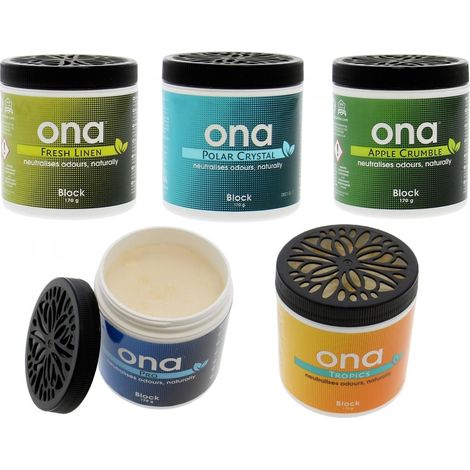 Pack ONA BLOCK 5 parfums x 170gr