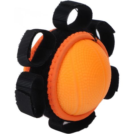 Balle anti-stress pour les mains - Exercices de thérapie et de renforcement de la préhension - Orange (1/5)