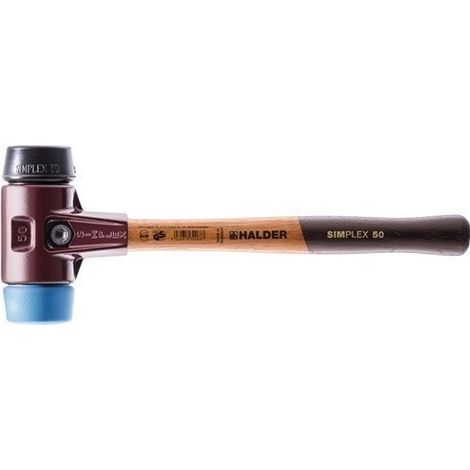 Maza Cabezas Goma Negra/Tpe Azul 30X090-300Mm M/Mad Simplex