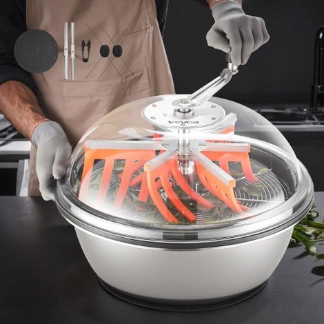 Erntemaschine, 48 cm manueller Knospentrimmer, mit Edelstahlklingen, Bud Trimmer, Nass- & Trocken-Hydrokultur-Schneidemaschine, gedrehter Schleuderschnitt für Blätter, Knospen, Blumen (1/5)