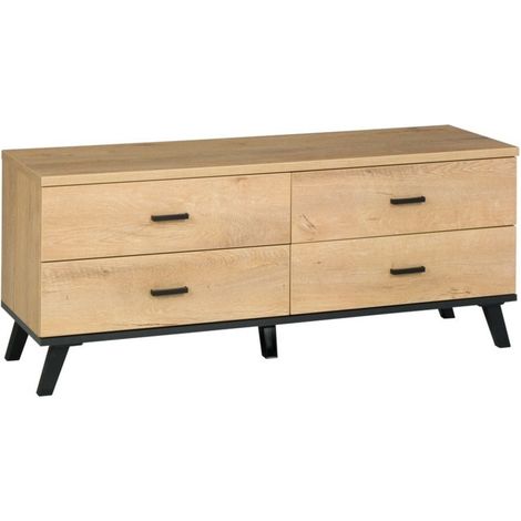 Mueble TV Talsere 106 , Número de puertas: 0, Número de cajones: 4, 121x50x40cm