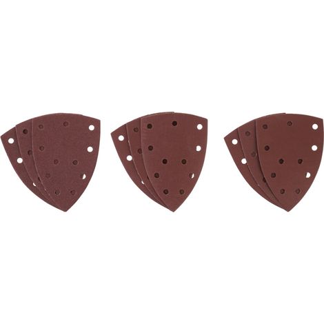 Set Carta Abrasiva Delta 9 Pezzi Grana 80 120 240 Scheppach c-msa3