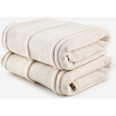 Set 2 asciugamani viso in microcotone 50x90 Arden (1/4)