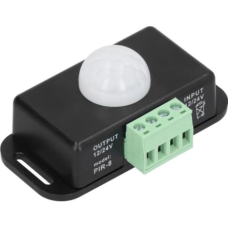 PIR-Sensor-LED-Infrarot-Zeitschalter DC 12–24 V für Schrank, Badezimmer, Flur (1/5)