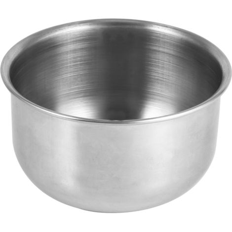Nuevo recipiente de acero inoxidable para jabón de afeitar para hombre, con función de espuma limpiadora para la maquinilla.