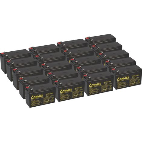 20x Kung Long WP7,2-12A F2 AGM-Akkus 12V 7,2Ah – passend für Best Power B610 5000VA (1/5)
