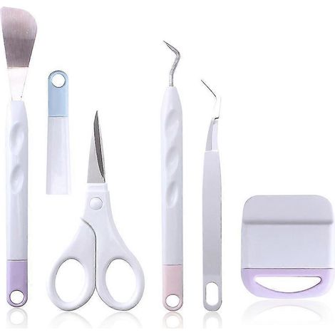 Kit de 5 outils de désherbage pour vinyle de base compatible Cricut (1/5)