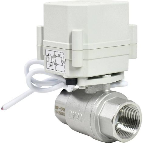 TRU COMPONENTS TC-A20-T20-S2-C/230VAC Vanne à boisseau sphérique Failsafe 0 à 10 bar (1/4)