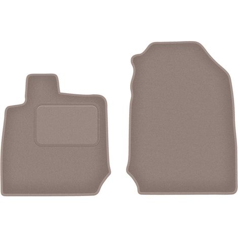 Tapis avant beiges pour : Isuzu D-MAX III pick-up (2019-) (1/5)