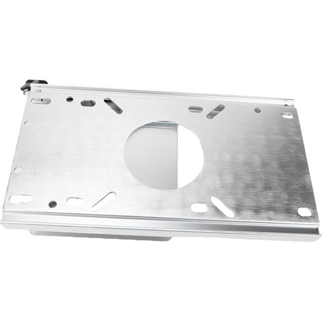 GARRYFIZH Glissière de siège de bateau en alliage d'aluminium, glissière de chaise marine avec poignée pour Base de piédestal Standard de 5.3 X pouces (1/5)