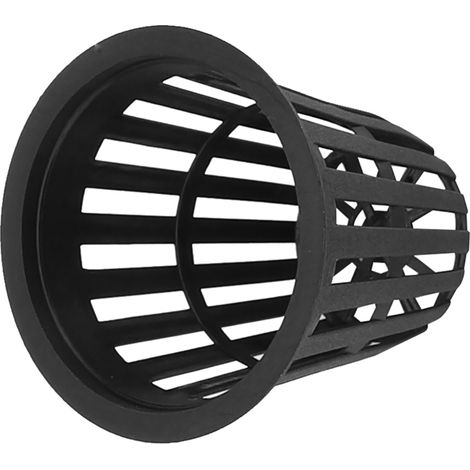 Lot de 10 paniers hydroponiques en plastique durable et sûr pour la culture en jardin ou balcon (noir) (1/5)