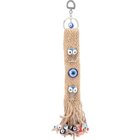 Pendentif Œil Bleu Turc pour Voiture, Décoration Murale Maison/Bureau, Cadeau Original (1/5)