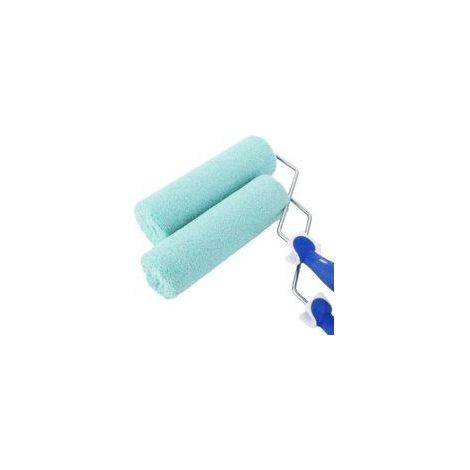 Lot de 2 rouleaux de peinture murale - Grand rouleau de peinture de 225 mm - En microfibre - Pour mur et plafond - Pour peindre des surfaces lisses (1/5)
