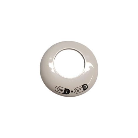 Ricambio mascherina pulsante RAL9010 tonda 240000111