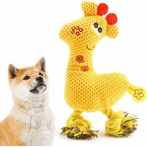 Plush Dog Toy, Dog Companion for Teeth Cleaning, Puppy Training Toys for Small Medium Dogs (1/5)