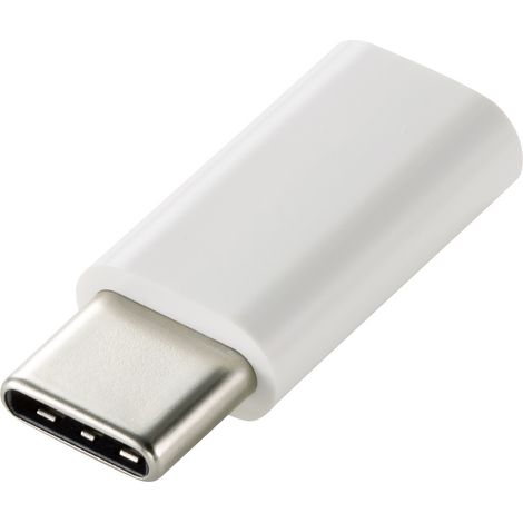 Renkforce USB 2.0 Adapter [1x USB-C® Stecker - 1x USB 2.0 Buchse Micro-B] (1/3)