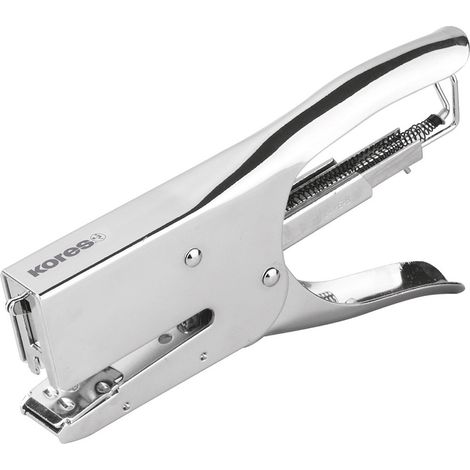 Agrafeuse Maxi Chrome Capacité 25 Feuilles, Robuste - Kores (1/2)