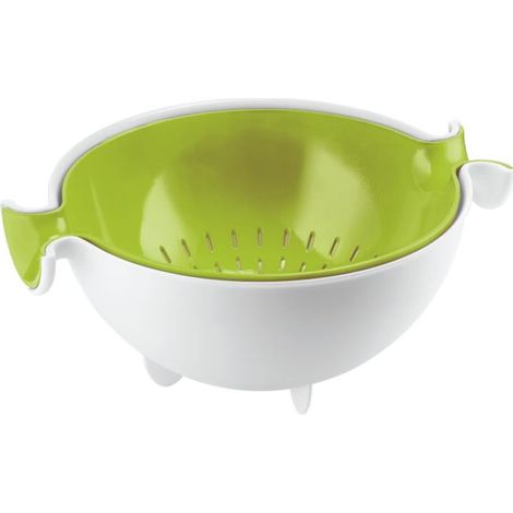 Guzzini Spin Drain Scolatutto : la passoire à essorer pratique en vert (1/3)