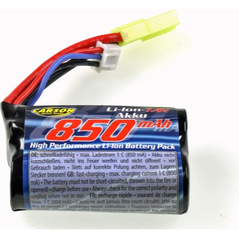 Carson 500608147 - Li-Ion 7.4 V / 850mAh, Accessori (1/2)