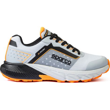 Scarpe da Lavoro Sparco S-Park Salou – Comfort Professionale Ultraleggero (Senza Puntale) - Colore: Argento / Nero - Taglia: 48