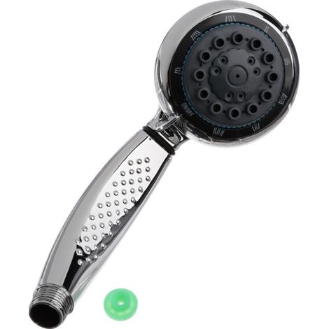 Pommeau de Douche "7 Fonctions" 22cm Chrome (1/3)