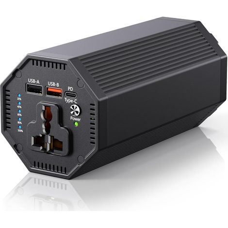 Powerstation Batterie externe 98 Wh avec prise CA 100 W Chargeur portable avec port USB Chargeur de voyage universel pour ordinateur portable, Notebook, tablette, téléphone (1/5)