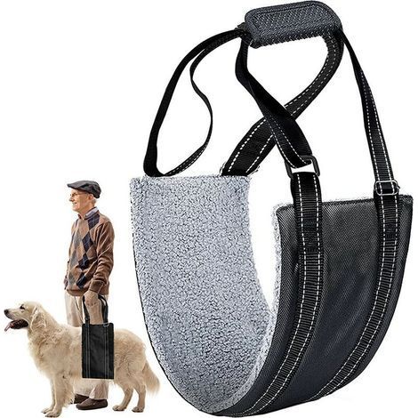 Harnais de Levage pour Chien,Harnais pour Chien Handicapé,avec Poignée Harnais pour Chien,Harnais de Soutien pour Chien Réglable pour Les Jambes du Dos, Les Hanches et Les Jambes (M) (1/5)