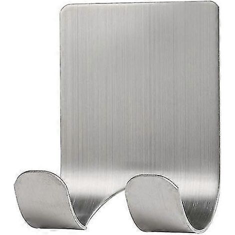 Porte-rasoir en acier inoxydable pour homme, étagère à rasoir, 2 pièces argentées (1/5)