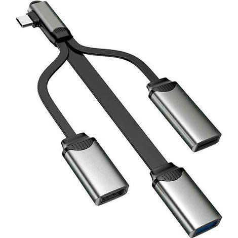 4-in-1-Multifunktions-Erweiterungsdock mit USB-3.0- und USB-2.0-Adapter (USB-C) (1/5)