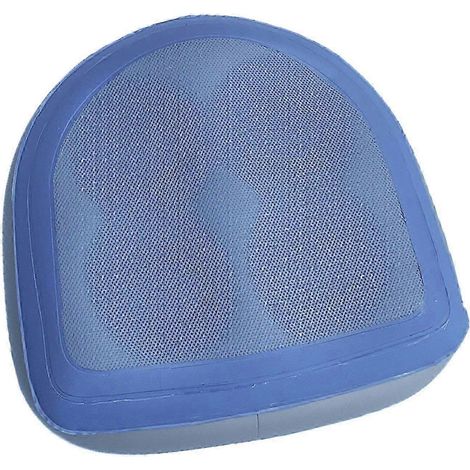 Coussin de bain gonflable rempli d'eau avec ventouse pour adultes et enfants-Blue