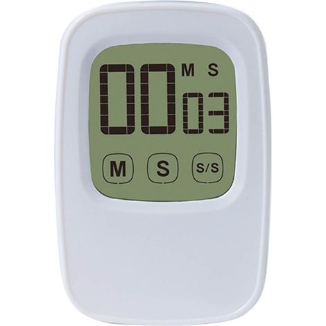 Temporizador minutero digital de cocina con imán (1/2)