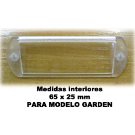 BTV REPPACK 10 PORTA CARTE IN PLASTICA 65X25 MM VENUS GARDEN 60608