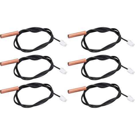 10 sondes de température NTC 10K étanches en PVC et cuivre pour climatiseur, lot de 10 pièces (1/5)