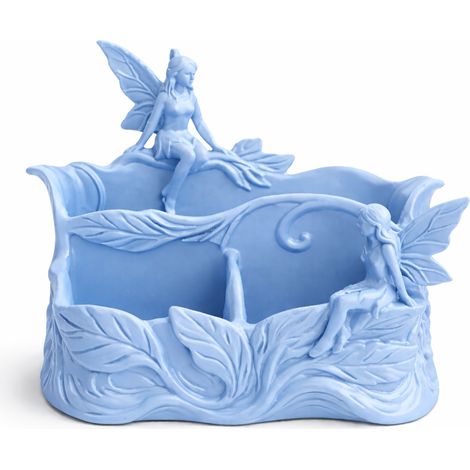 Organiseur de bureau bleu à motif féerique (1/3)