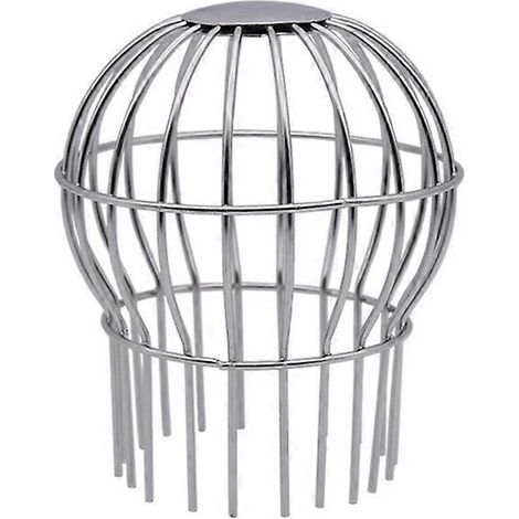 Bouchon de gouttière rond anti-obstruction pour conduite d'évacuation extérieure de toit, filtre anti-fuite pour gouttière - 110 (1/5)