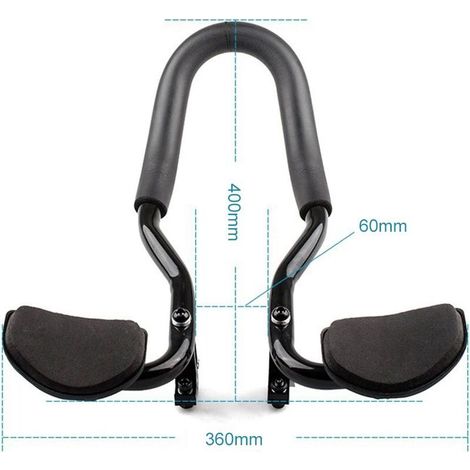 Guidon Triathlon Réglable avec Accoudoirs Multi-Positions pour Vélo de Route Aérodynamique (1/5)