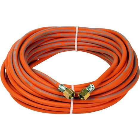 Guilbert Express – Tuyau souple propane 6,3 mm – Longueur 20 m – Pression max 20 bar – Pour chalumeau en phase gazeuse (1/4)