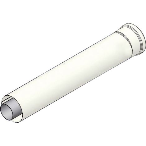 Prolunga coassiale MF ø 60 - 100 mm - L. 500 mm con innesto a bicchiere 00000051092
