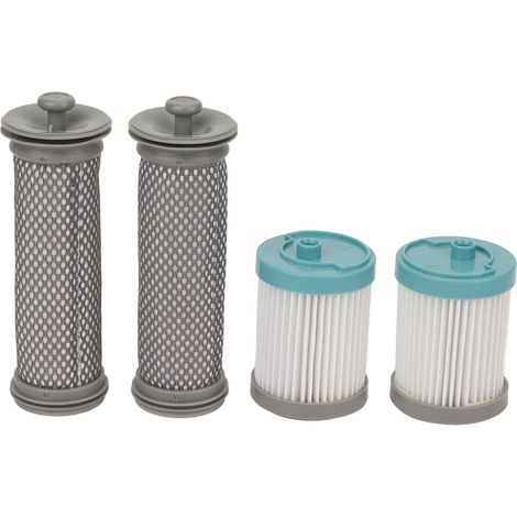 Kit di filtri per aspirapolvere con spazzola rotante per modelli A10, A11, EA10 e PURE ONE – Accessorio di ricambio con 1 spazzola principale e 4 filtri (ABS, fibra) (1/4)