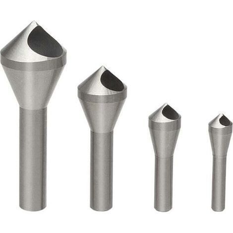 Pcs Fraise à Chanfreiner Ébavurer Foret Conique en HSS pour Perçage Métal Bois Plastique (1/4)