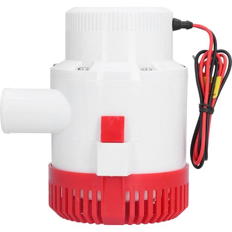 Pompe de cale submersible 12V DC 3700GPH, antichoc, antirouille et anticorrosion, pour drainage efficace (1/5)