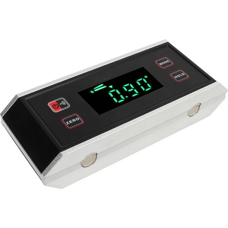 Équerre numérique à base magnétique rainure en V étanche IP65 écran LCD rétroéclairé inclinomètre pour décoration bricolage (1/5)