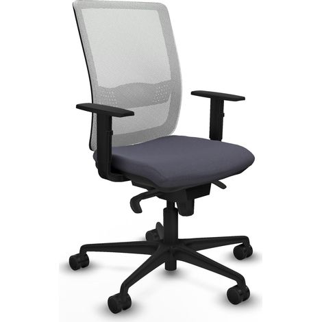 Sedia piqueras y crespo Haches nero tessuto ergonomica (1/2)