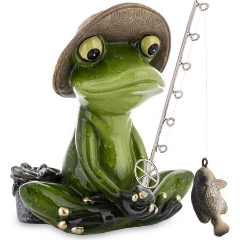 figurine de pêcheur de grenouilles (1/2)