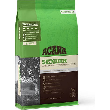 Acana Heritage Senior alimentación para perro 11,4 kg (1/4)