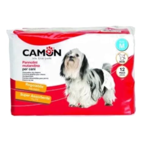 Camon Hundewindeln Größe M, Einweg, 12 Stück (1/2)