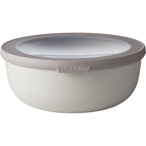 Bol Multifonction Rond - Boîte Conservation Alimentaire avec Couvercle - Convient comme Boîte Hermétique pour le Réfrigérateur, Micro-ondes (1/4)