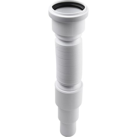 Tuyau d'évacuation en PVC gris, extensible jusqu'à 1 m de long, convient pour la douche et la baignoire, 50 mm de diamètre, tuyau d'évacuation flexible pour évier de baignoire (1/5)